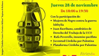 Seminario online: ¿Por qué lo llaman seguridad cuando quieren decir industria de la guerra?