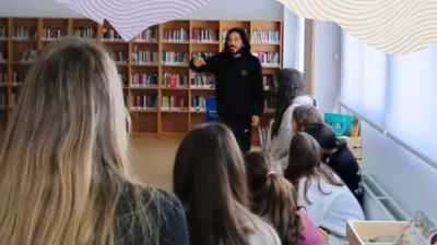 Imagen tomada durante el teatro foro Amor Verdadeiro.